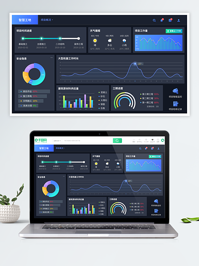 EPS可視化數據界面 網頁UI設計素材免費下載指南
